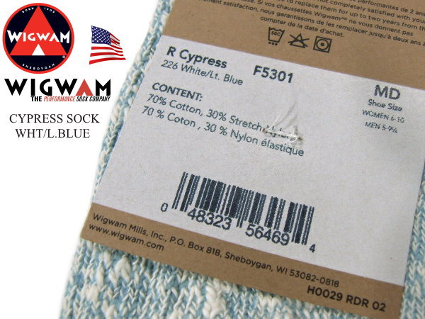 アメリカ製 ウィグワム サイプレス ソックス 靴下 MADE IN USA WIGWAM CYPRESS