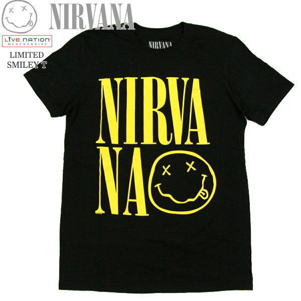 NIRVANA ニルバーナ カートコバーン 2016ライセンス LIVE NATION限定 本物 正規品 Tシャツ