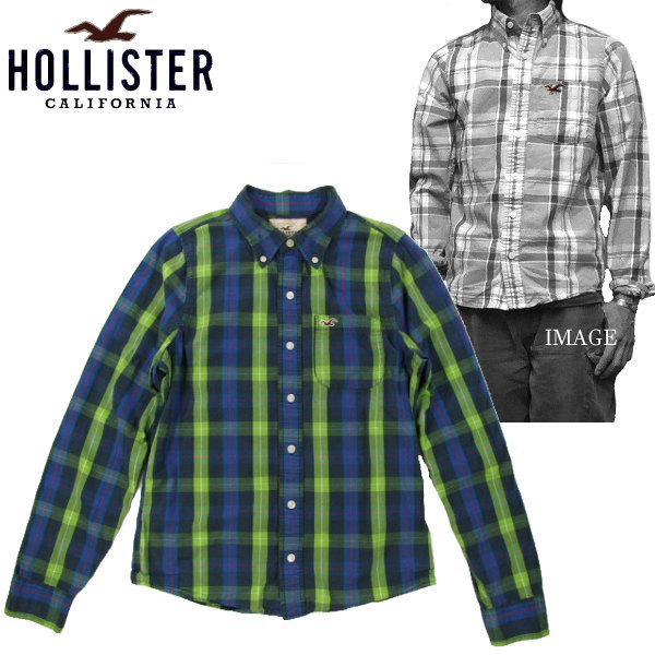 HOLLISTER ホリスター アメリカ買い付け品 本物 正規品 ボタンダウンチェックシャツ