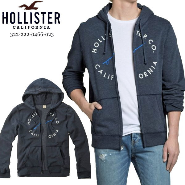 HOLLISTER ホリスター アメリカ直営店買い付け品 本物 正規品 スエットパーカー