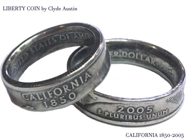 LIBERTY COIN JEWELRY Clyde Austin HAWAII ハワイ コインから製作されたリング
