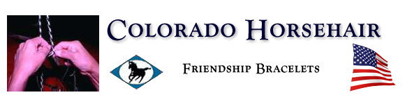 アメリカ製 コロラドホースヘアー colorado horsehair MADE IN USA 最高級馬の毛を使ったアクセサリー