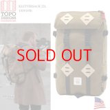 ★完売 TOPO DESIGNS トポデザイン アメリカ製 1000デニールコーデュラナイロン パッククロスナイロンを採用した　質実剛健な バックパック 【KLETTERSACK 22L】【クレッターサック 22リッター】　【COYOTE】　ビギン掲載品　MADE IN USA　topo designs