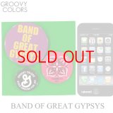 ★デニム＆ダンガリー GOTO G2h姉妹ブランド グルービーカラーズ カンバッチ（缶バッチ）３個セット 【パープル（BAND OF GREAT GYPSYS）、ピンク（バンダナ）、黒（ロゴ）】 DENIM & DUNGAREE GOTO HOLLYWOOD g2h FITH姉妹ブランド GROOVY COLORS