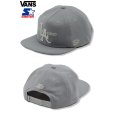 画像2: ★完売 セール レア品 VANS×STARTER バンズ×スターター コラボ バンズの代名詞 VALCANIZED 立体ロゴ キャップ 【グレー】 老舗ブランド同士のコラボアイテム 入手難 本物正規品 お振込み決済にて8%還元！ (2)