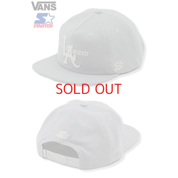 画像2: ★完売 セール レア品 VANS×STARTER バンズ×スターター コラボ バンズの代名詞 VALCANIZED 立体ロゴ キャップ 【グレー】 老舗ブランド同士のコラボアイテム 入手難 本物正規品 お振込み決済にて8%還元！