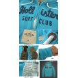 画像3: ★完売 ホリスター 本物保証 アメリカ買い付け USED HOLLISTERデコレーションロゴ SURF CLUB刺繍 フルジップ スエットパーカー M表記サイズ 【ターコイズブルー】HOLLSITER SWEAT PARKA (3)