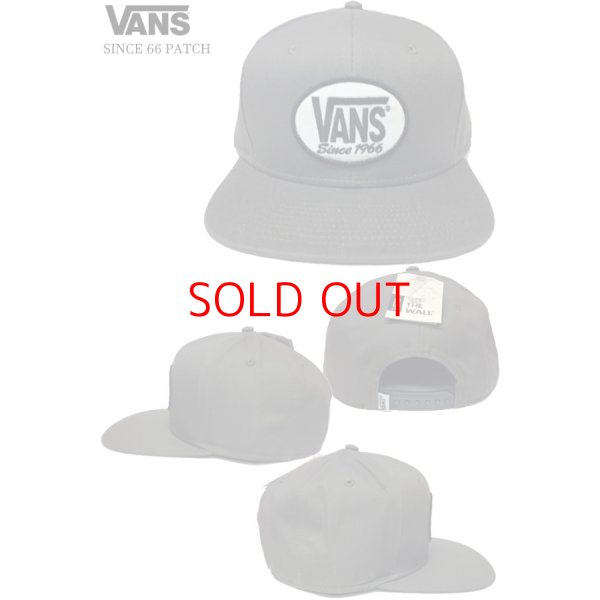 画像2: ★セール VANS バンズ SINCE 66ロゴパッチ付き付き スナップバック ベースボールキャップ 【グレー】 SINCE 66 PATCH SNAPBACK CAP 推奨頭周囲56-60cm 本物正規品 お振込み決済にて8%還元！