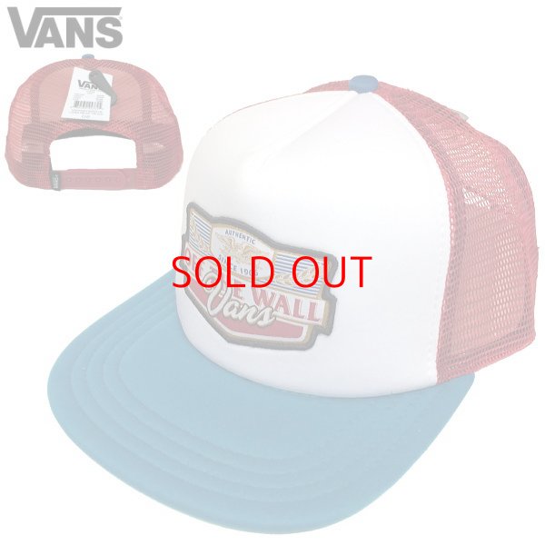 画像1: ★完売 VANS 本物正規品 アメリカ企画 バンズ ヴァンズ  OFF THE WALL VANSロゴパッチ付き 男女兼用 メッシュキャップ VANS TRUCKER MSEH CAP LONG NECK TRUCKER 推奨頭周囲56-60cm 本物正規品 お振込み決済にて8%還元！