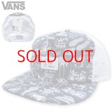 ★完売 セール VANS 本物正規品 アメリカ企画 バンズ ヴァンズ VANS OFF THE WALLタグ付き ヴァンズの歴史を感じさせる アニバーサリー デザイン 男女兼用 メッシュキャップ スナップバック VANS TRUCKER MSEH CAP SNAPBACK 推奨頭周囲56-60cm 本物正規品 お振込み決済にて8%還元！