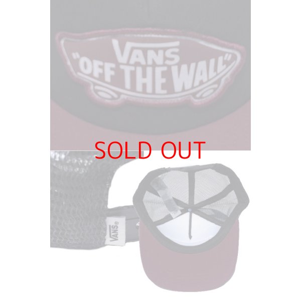 画像3: ★完売 セール VANS 本物正規品 アメリカ企画 バンズ ヴァンズ VANS OFF THE WALL デッキロゴパッチ付き 男女兼用 メッシュキャップ スナップバック 【深みのあるワイン×ブラック】 VANS TRUCKER MSEH CAP SNAPBACK 推奨頭周囲56-60cm 本物正規品 お振込み決済にて8%還元！