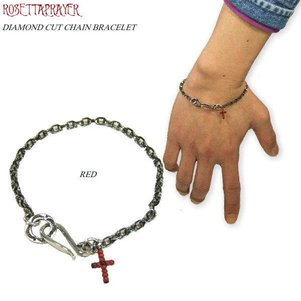 ビームス ZOZO取り扱い ロゼッタプレア ROSETTA PRAYER ビーズ クロス付き ブレスレット