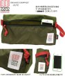 画像2: ★完売 TOPO DESIGNS　トポデザイン　アメリカ製　1000デニールコーデュラナイロン　パッククロスナイロンを採用した　トライアングル型キットバック ハンドポーチ　【TRIANGLE DOPP KIT】　【トライアングル ドップキット】　オリーブ　ビギン掲載品　MADE IN USA　topo designs (2)