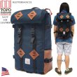 画像1: ★完売 TOPO DESIGNS トポデザイン アメリカ製 1000デニールコーデュラナイロン　レザーボトム　パッククロスナイロンを採用した　バックパック 【KLETTERSACK 22L】【クレッターサック 22リッター】　【ネイビー×レザー】　ビギン掲載品　MADE IN USA　topo designs  (1)