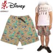 画像1: ★完売 グラミチ ディズニーコレクション Gramicci DISNEY 正規代理店別注商品 ミッキー ミニー プルート サーフィンビーチプリント　メンズショートパンツ サファリベース (1)