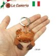 画像3: ★イタリア製 ラクオイエリア MADE IN ITLY製 La Couieria ハンドメイド レザーキーホルダー 【カニ】  レザー革ものでは著名なトスカーナ地方で創業 1品1品 革細工職人が手がける 温もりあるハンドメイド レザークラフト (3)