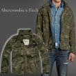 画像1: ★完売 アバクロ セール ラスト1点 100%本物保証 Abercrombie & Fitch　カモフラージュ　メンズ　ミリタリージャケット　（カラー番号036） ビンテージ加工の施された　まさにラギッドな大人の逸品　USA直営店買い付け正規品　品番132-328-0364-036 (1)