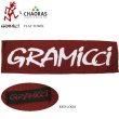 画像1: ★グラミチ Gramicci×CHAORAS コラボ別注 新作 フラットタオル 【レッド gramicciロゴ】 バンブーレーヨンとコットンで織り上げ生地を採用 正規代理店商品 FLAT TOWEL (1)