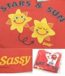 画像3: ★完売 SASSY サッシー パッケージ付き 人気キャラクタープリント キッズ＆ベビー Tシャツ 入手難品 【レッド（朱色）】 90-95cm 100-105cm アメリカ生まれの日本でもお馴染みのサッシー 正規代理店品 (3)