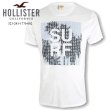 画像1: ★完売 ホリスター セール 100%本物保証 アバクロ兄弟ブランド Hollister サーフロゴ パームツリー グラフィックプリント メンズ半袖Tシャツ ホワイト （カラー番号002）　HOLLISTER　USA直営店買い付け正規品 品番323-243-1770-002 (1)