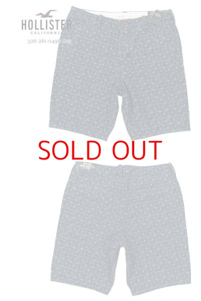 画像3: ★ホリスター セール 100%本物保証 アバクロ兄弟ブランド Hollister バティック 幾何学模様 ショートパンツ（AT THE KNEE） ネイビーベース（カラー番号023）HOLLISTER USA直営店買い付け正規品 品番328-281-0496-023 (3)