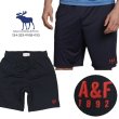 画像1: ★完売 アバクロ Abercrombie & Fitch セール 100%本物保証 即完売品 入手難 メッシュ素材の アクティブショートパンツ 【ネイビー】 （アバクロカラー番号023） アメリカ直営店買い付け本物正規品 品番134-352-0093-023 (1)