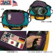 画像4: ★完売 セール MADE IN USA アメリカ製 BEST AMERICAN DUFFLE ベストアメリカンダッフル BAD BAGS バッドバックス 代理店別注カラー ダッフルバック 【1.5 SP】 3通りで使用可能 【マルチカラー クレイジーパターン】アメリカのアウトドア専門誌「Outside」から「The best all-around duffel bag available」と絶賛されているダッフルバックブランド (4)