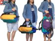 画像2: ★完売 セール MADE IN USA アメリカ製 BEST AMERICAN DUFFLE ベストアメリカンダッフル BAD BAGS バッドバックス 代理店別注カラー ダッフルバック 【1.5 SP】 3通りで使用可能 【マルチカラー クレイジーパターン】アメリカのアウトドア専門誌「Outside」から「The best all-around duffel bag available」と絶賛されているダッフルバックブランド (2)