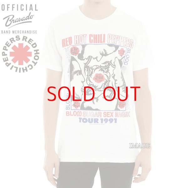 完売 再入荷 レッド ホット チリ ペッパーズ Red Hot Chili Peppers レッチリ公式 Bravadoオフィシャル Blood Sugar Sex Magik 1991年ツアー 復刻プリントtシャツ ホワイト フェス イベント ファッションコーデに欠かせないバンドtシャツ Import Other