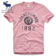 画像2: ★完売 アバクロ セール 100%本物保証 ABERDOMBIE 1892 エンブレム プリントTシャツ メンズ半袖Tシャツ 【ピンク】（アバクロカラー番号060） USA直営店買い付け正規品 Abercrombie & Fitch 品番123-238-1565-060 (2)