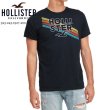 画像1: ★完売 ホリスター セール 本物保証 アバクロ兄弟ブランド Hollisterロゴ シーガル オーバー ザ レインボー グラフィックプリント メンズ半袖Tシャツ ネイビー（カラー番号200）HOLLISTER USA直営店買い付け正規品 品番324-243-1927-200 (1)