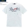 画像1: ★完売 ポロ by ラルフローレン セール 本物保証 コットン グラフィック POLO RLロゴTシャツ 【ホワイト】 日本人体型には嬉しいボーイズ規格サイズ 日本サイズ メンズM-L相当 アメトラの定番ブランド Polo by Ralph Lauren Cotton Graphic T shirts お振込み決済にて8%還元 (1)