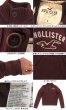 画像3: ★完売 ホリスター 本物保証 アメリカ買い付け USED HOLLISTERロゴ カモメ刺繍 立ち襟 ヘンリーネックスエット S表記サイズ 【バーガンディ】レアな廃番モデル HOLLSITER HENRY NECK SWEAT (3)