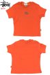 画像2: ★完売 セール 破格 90年代デッドストック STUSSY SISTA ステューシー SISTA刺繍ロゴ キッズガールズ リブTシャツ 120cm位  (2)