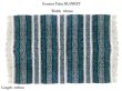 画像3: ★完売 エルパソ サドルブランケット Genuine Faisa Blanket ネイティブ ハンドウーブン ブランケット 【エメラルド】 お部屋のインテリア ソファーや車のシートカバー ヨガマット アウトドアにもお勧めの温もりある手織りブランケット アメリカ発ブランケットブランド EL PASO SADDLE BLANKET (3)