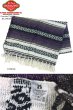 画像2: ★完売 再入荷 エルパソ サドルブランケット Genuine Faisa Blanket ネイティブ ハンドウーブン ブランケット 【パープル】 お部屋のインテリア ソファーや車のシートカバー ヨガマット アウトドアにもお勧めの温もりある手織りブランケット アメリカ発ブランケットブランド EL PASO SADDLE BLANKET (2)