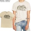 画像1: ★完売 セール デニム&サプライbyラルフローレン 100%本物保証 抜染風イーグル DENIM SUPPLYロゴ グラフィックプリント メンズTシャツ 【杢調 ベージュ】 USA直営店買い付け品 DENIM & SUPPLY by Ralph Lauren お振込み決済にて8%還元 (1)