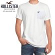 画像2: ★完売 ホリスター 本物保証 正規品 アバクロ兄弟ブランド Hollister マストハブ お馴染みのカモメ刺繍 再熱ポケット付き メンズTシャツ 【ホワイト】（カラー番号100）HOLLISTER USA直営店買い付け正規品 品番375-324-0021-100 (2)