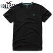 画像3: ★完売 ホリスター 本物保証 正規品 アバクロ兄弟ブランド Hollister マストハブ お馴染みのカモメ刺繍 大人の浅めVネック メンズTシャツ ブラック（カラー番号900）HOLLISTER USA直営店買い付け正規品 品番324-369-0988-900 (3)