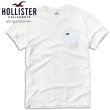 画像3: ★完売 ホリスター 本物保証 正規品 アバクロ兄弟ブランド Hollister マストハブ お馴染みのカモメ刺繍 再熱ポケット付き メンズTシャツ 【ホワイト】（カラー番号100）HOLLISTER USA直営店買い付け正規品 品番375-324-0021-100 (3)