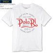 画像1: ★完売 ポロbyラルフローレン セール 本物保証 コットン グラフィック 手書き風POLO RLロゴTシャツ 【ホワイト】 日本人体型には嬉しいボーイズ規格サイズ 日本サイズ メンズS-M相当 アメトラの定番ブランド Polo by Ralph Lauren Cotton Graphic T shirts お振込み決済にて8%還元 (1)