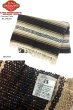 画像2: ★完売 エルパソ サドルブランケット Genuine Faisa Blanket ネイティブ ハンドウーブン ブランケット 【ブラウン×ダークベージュ】 お部屋のインテリア ソファーや車のシートカバー ヨガマット アウトドアにもお勧めの温もりある手織りブランケット アメリカ発ブランケットブランド EL PASO SADDLE BLANKET (2)