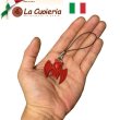 画像4: ★セール イタリア製 ラクオイエリア MADE IN ITLY製 La Couieria ハンドメイド レザーストラップ 【コウモリ】 レザー革ものでは著名なトスカーナ地方で創業 1品1品 革細工職人が手がける 温もりあるハンドメイド レザークラフト ネックレスのトップにも！ (4)