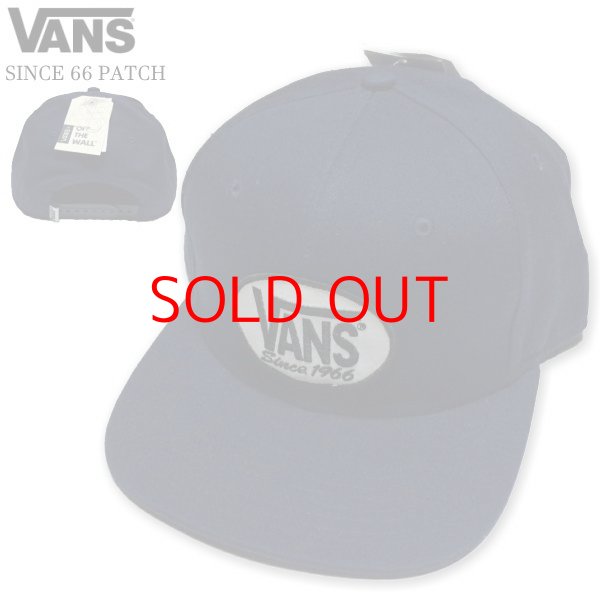 画像1: ★完売 セール VANS バンズ SINCE 66ロゴパッチ付き付き スナップバック ベースボールキャップ 【ネイビー】 SINCE 66 PATCH SNAPBACK CAP 推奨頭周囲56-60cm 本物正規品 お振込み決済にて8%還元！ (1)