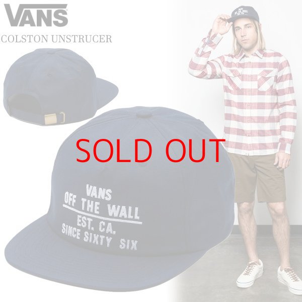 画像1: ★完売 セール VANS ヴァンズ バンズのモデル着用品 VANS OFF THE WALL SINCE SIXTY SIXチェーンステッチ刺繍ロゴ ベースボールキャップ 推奨頭周囲55-60cm 本物正規品 お振込み決済にて8%還元！ (1)