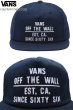 画像2: ★完売 セール VANS ヴァンズ バンズのモデル着用品 VANS OFF THE WALL SINCE SIXTY SIXチェーンステッチ刺繍ロゴ ベースボールキャップ 推奨頭周囲55-60cm 本物正規品 お振込み決済にて8%還元！ (2)