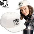 画像1: ★完売 セール DEUS EX MACHINA WAYNE CAP デウス エクス マキナ 立体フェルトDEUS EX MACHINA刺繍ロゴ スナップバック キャップ 推奨頭周囲55-60cm 【オフホワイト】 アメリカ買い付け本物保証 オーランドブルーム愛用ブランド お振込み決済で8%還元！  (1)