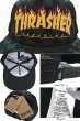 画像3: ★完売 再入荷 VANS THRASHER コラボ 本物正規品 アメリカ企画 バンズ ヴァンズ VANSチェッカーロゴ スラッシャーロゴプリント スナップバック メッシュキャップ  SNAPBACK MSEH TRUCKER CAP 推奨頭周囲55-60cm 本物正規品 お振込み決済にて8%還元！ (3)