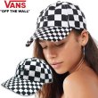 画像1: ★完売 セール VANS US企画 入手難 本物正規品 黒白 ブロック ギンガム チェッカーフラッグ ヴァンズ VANSロゴ刺繍 キャップ 推奨頭周囲55-60cm 東京オリンピックに向けて (1)