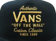 画像3: ★セール 新品 バンズ モデル着用 アメリカ企画 VANS OFF THE WALL カスタムクラシック刺繍ロゴ ベースボールキャップ スナップバック ブラック×イエローゴールド 推奨頭周囲55-60cm  東京オリンピックに向けて (3)